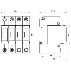 Svodič HLSA12,5-275/4+0 M T1+2 HAKEL