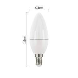 Žárovka LED 7,3W 806lm E14 svíčka candle CLS NW