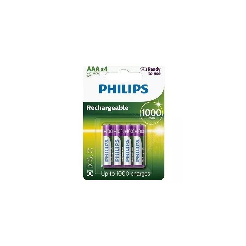 Baterie PHILIPS R03 RTU 1000mAh