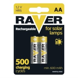 Baterie R06 600mAh NiMh RAVER