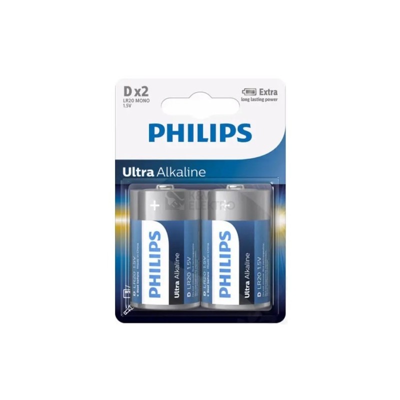 Baterie PHILIPS LR20 buřt