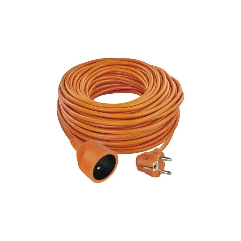 Prodlužovací přívod 1Z/40m 1,5 oranž.