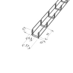 Žlab kab. 2 50x50 GZ MERKUR