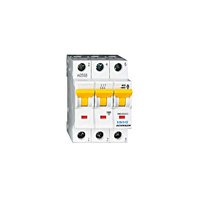 Jistič 25/3/B 10kA BM018325CZ Schrack bar.