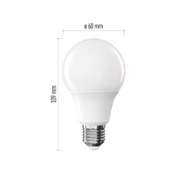 Žárovka LED 9,5W E27 A60 NW