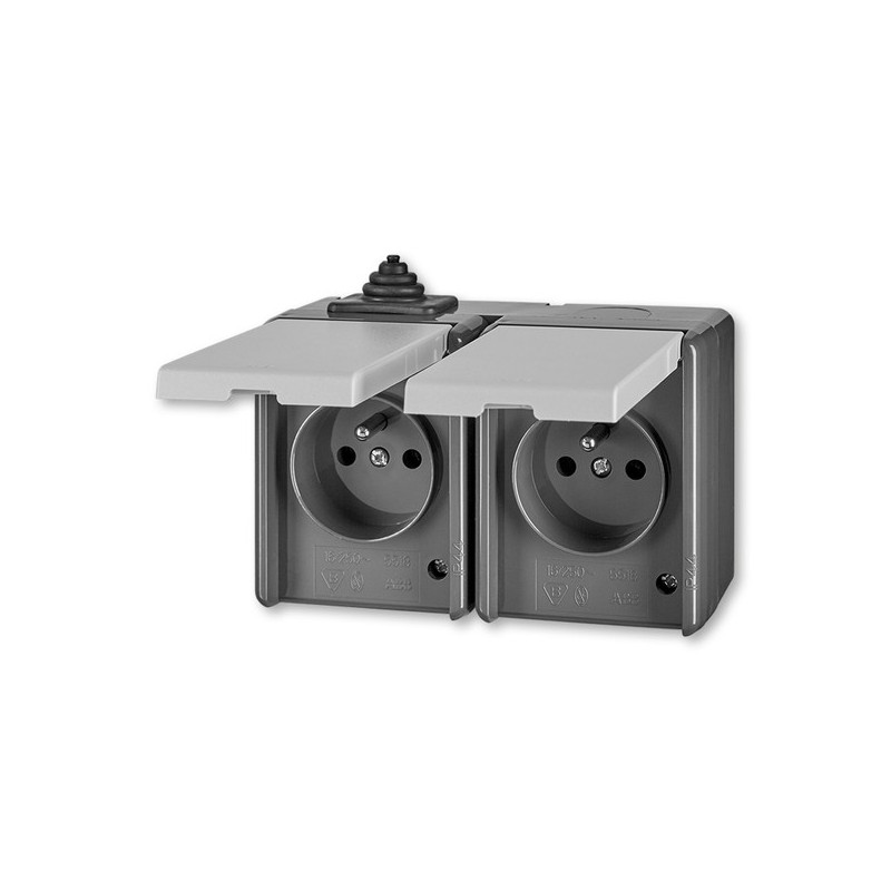 ABB Zásuvka 5518-2029 S IP44 2x