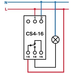 Hodiny spínací CS4-16 Eobok