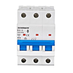 Jistič 6/3/B 6kA AM618306 Schrack