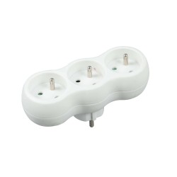 Zásuvka rozboč.-3x kulatá v...
