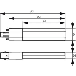Usp.zář. PL-S (LED 5W) 9W/840/2P