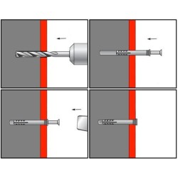 Hmoždinka NH6x35 natloukací