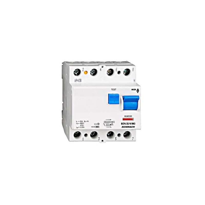 Proud.chr.25/4/30mA AC 6kA BC602103 Schrack