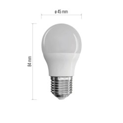 Žárovka LED 7,3W E27 mini GL 806lm WW