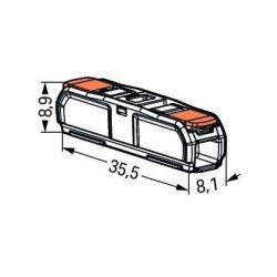 Svorka WAGO 221-2411 spojka 4mm2 flexabilní