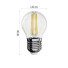 Žárovka LED 3,4W MINI GL E27 FLM 470lm NW